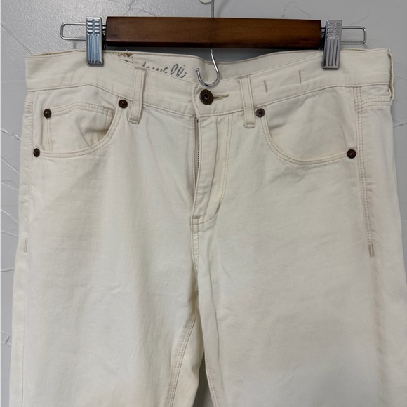 Madewell Women’s Off-White BoyJeans size 27 - Picture 3 of 9